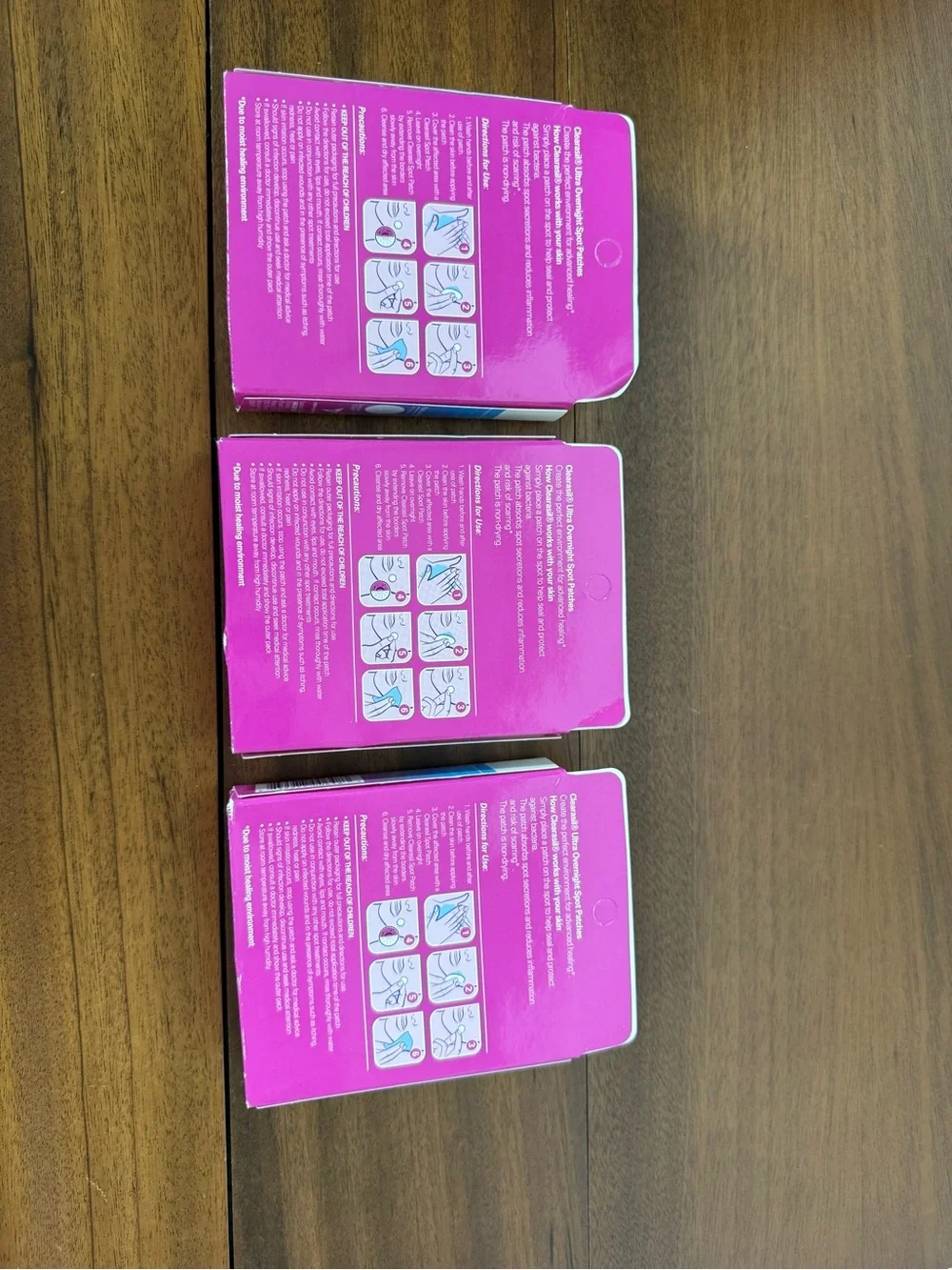 3-pack Clearasil Ultra Overnight Spot Patches (18 count) New Sealed